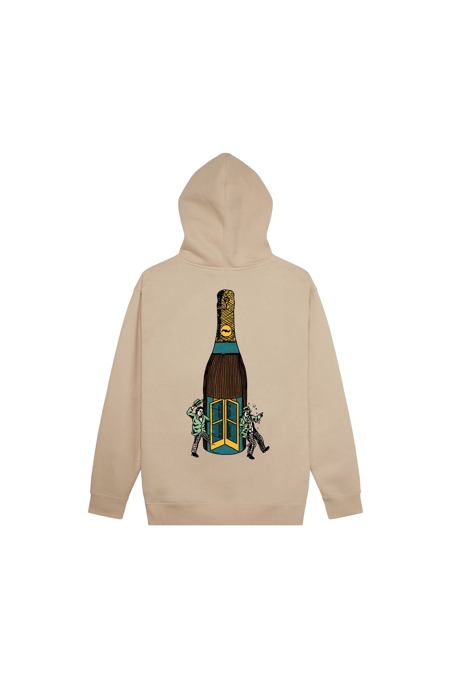 WINE EM' HOODIE (Sand)