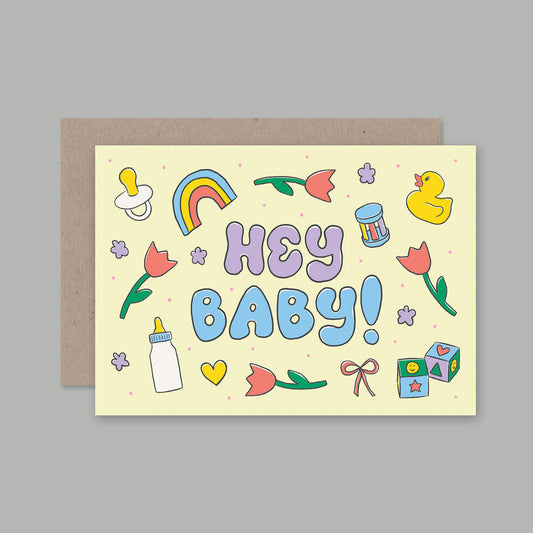 HEY BABY - CARD