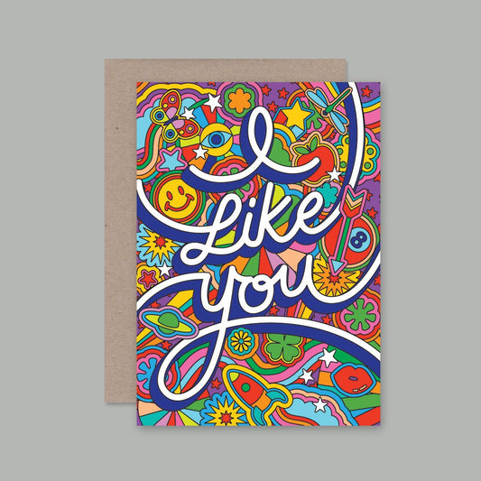 I LIKE YOU - CARD