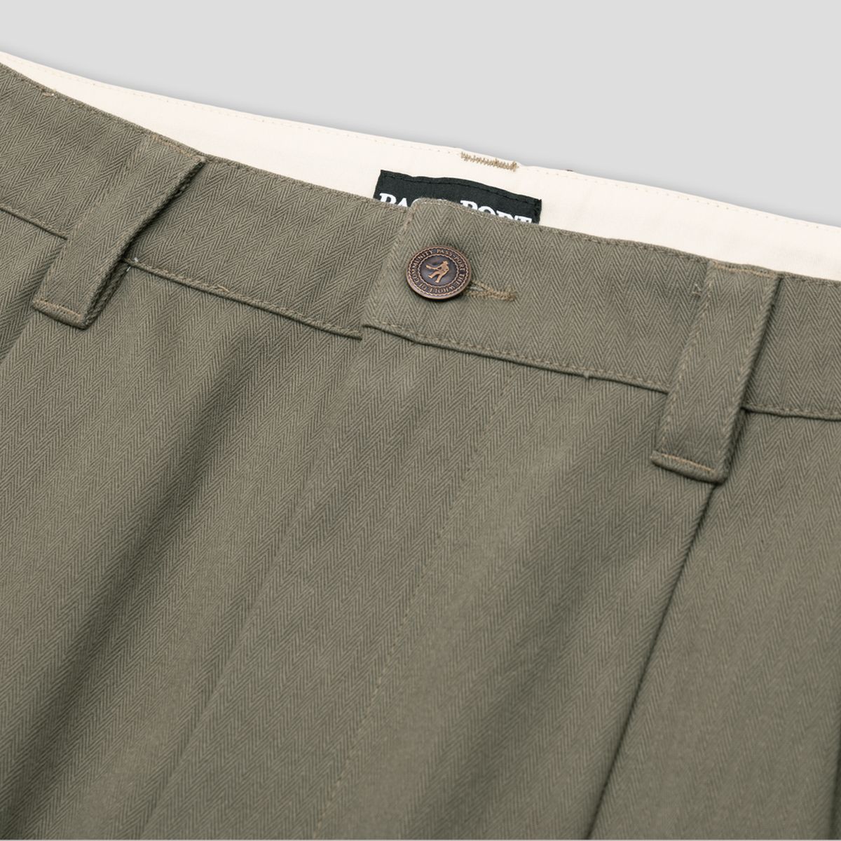 HERRINGBONE LEAGUES CLUB PANT (Olive)