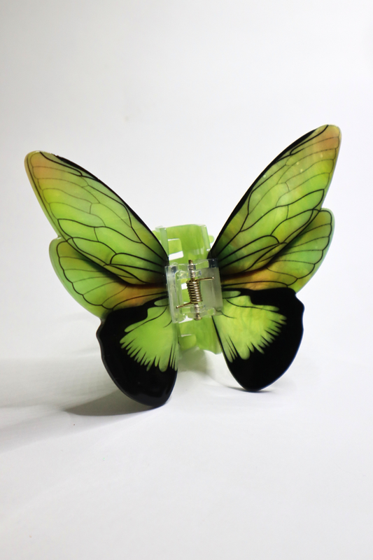 BUTTERFLY HAIR CLAW (Green)