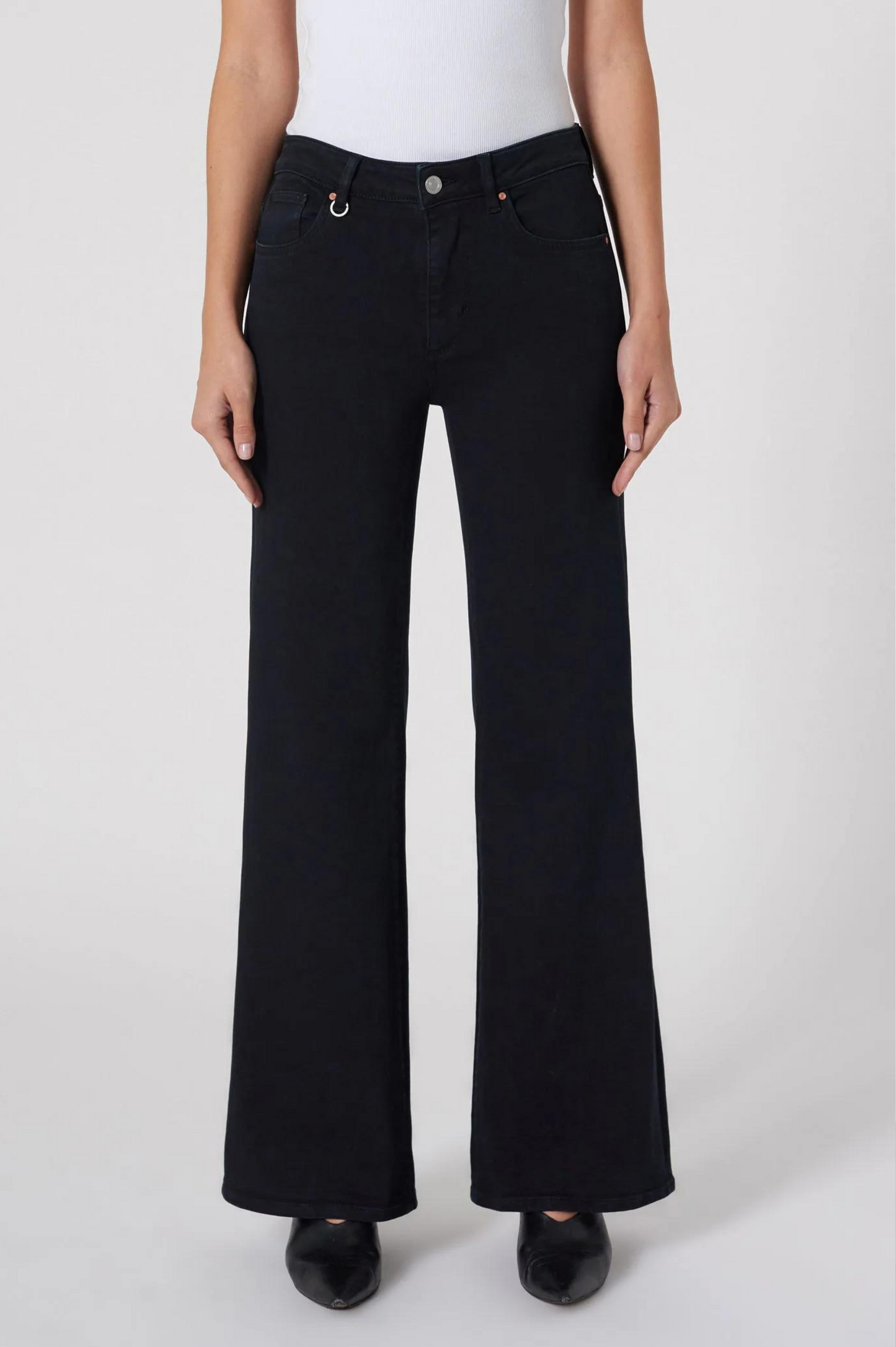 EVA WIDE JEANS (Noir)