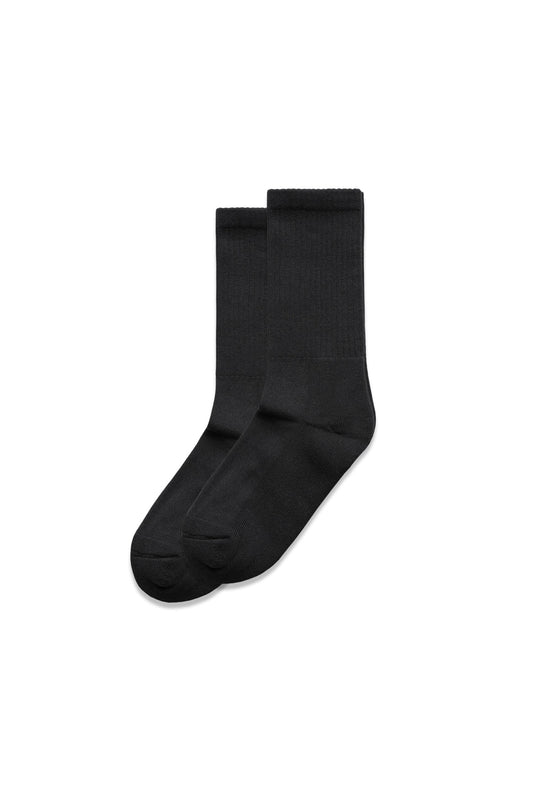 RIBBED SOCKS (Black)