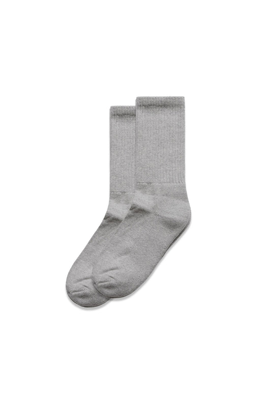 RIBBED SOCKS (Grey)