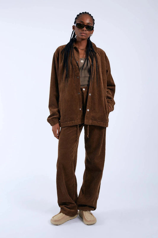 SPLIT JACKET (Brown Cord)