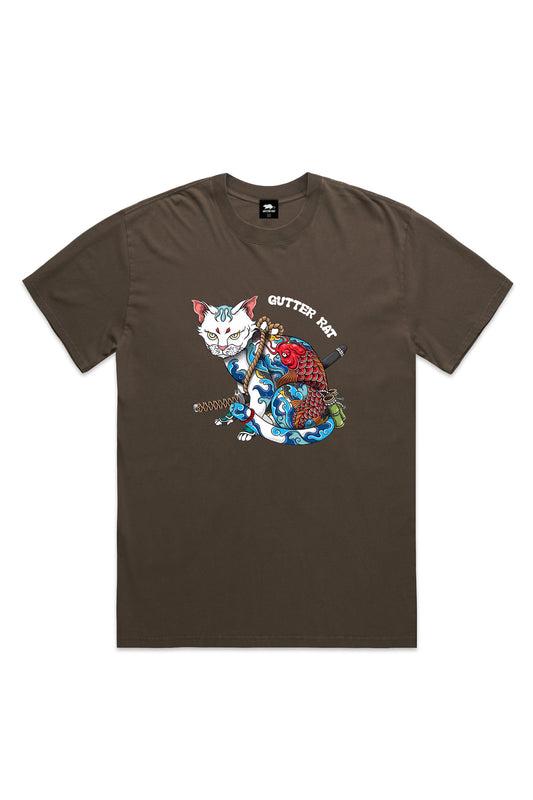 KITTY CAT TEE (Choc)