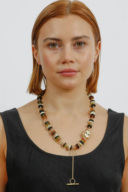 LAYERED NECKLACE (Gold-Multi)