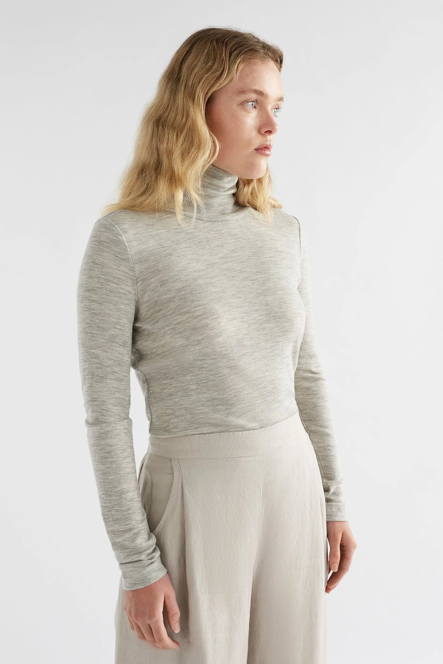 MERINO LS SKIVVY (Grey)