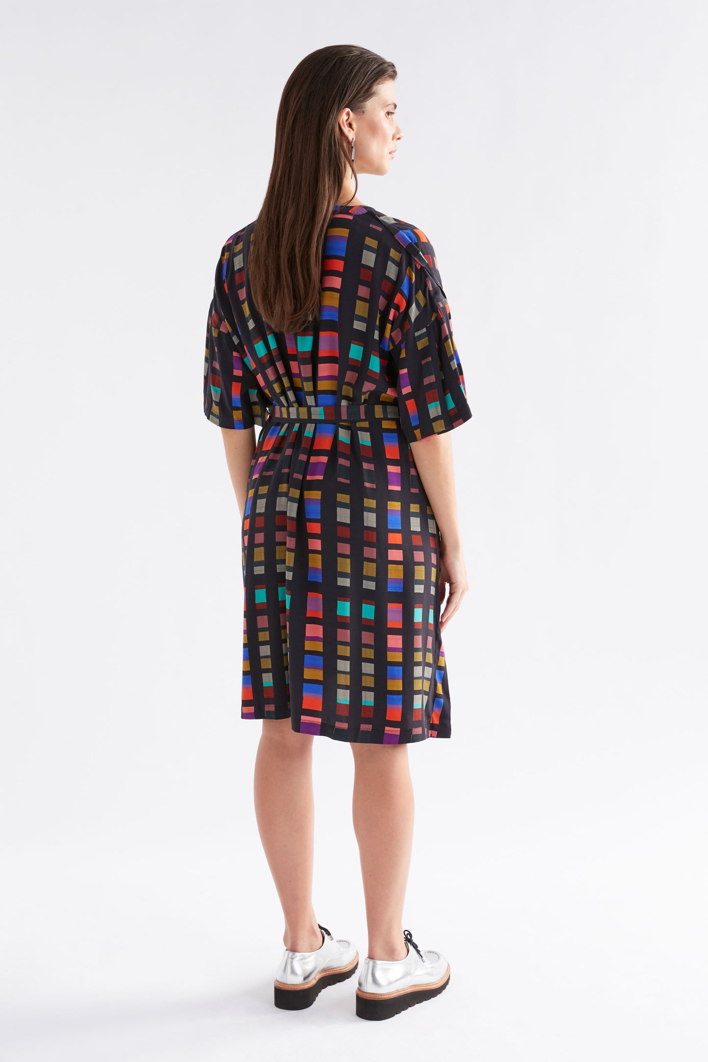 KIRA SHORT DRESS (Tessela Print)