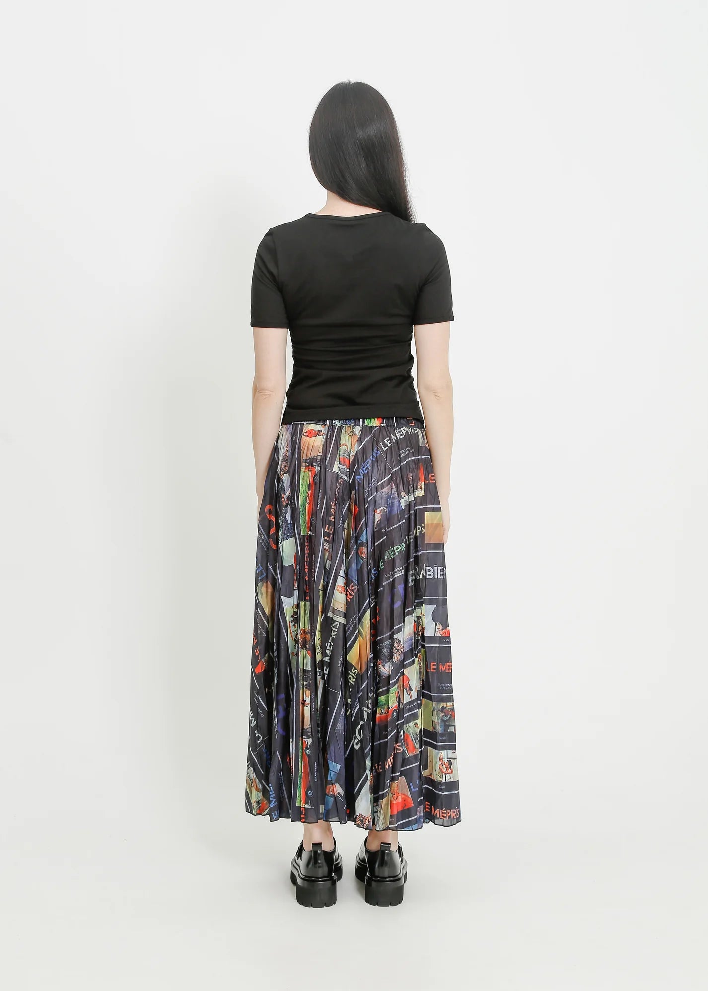 MIETTA PLEATED SKIRT (Multi)