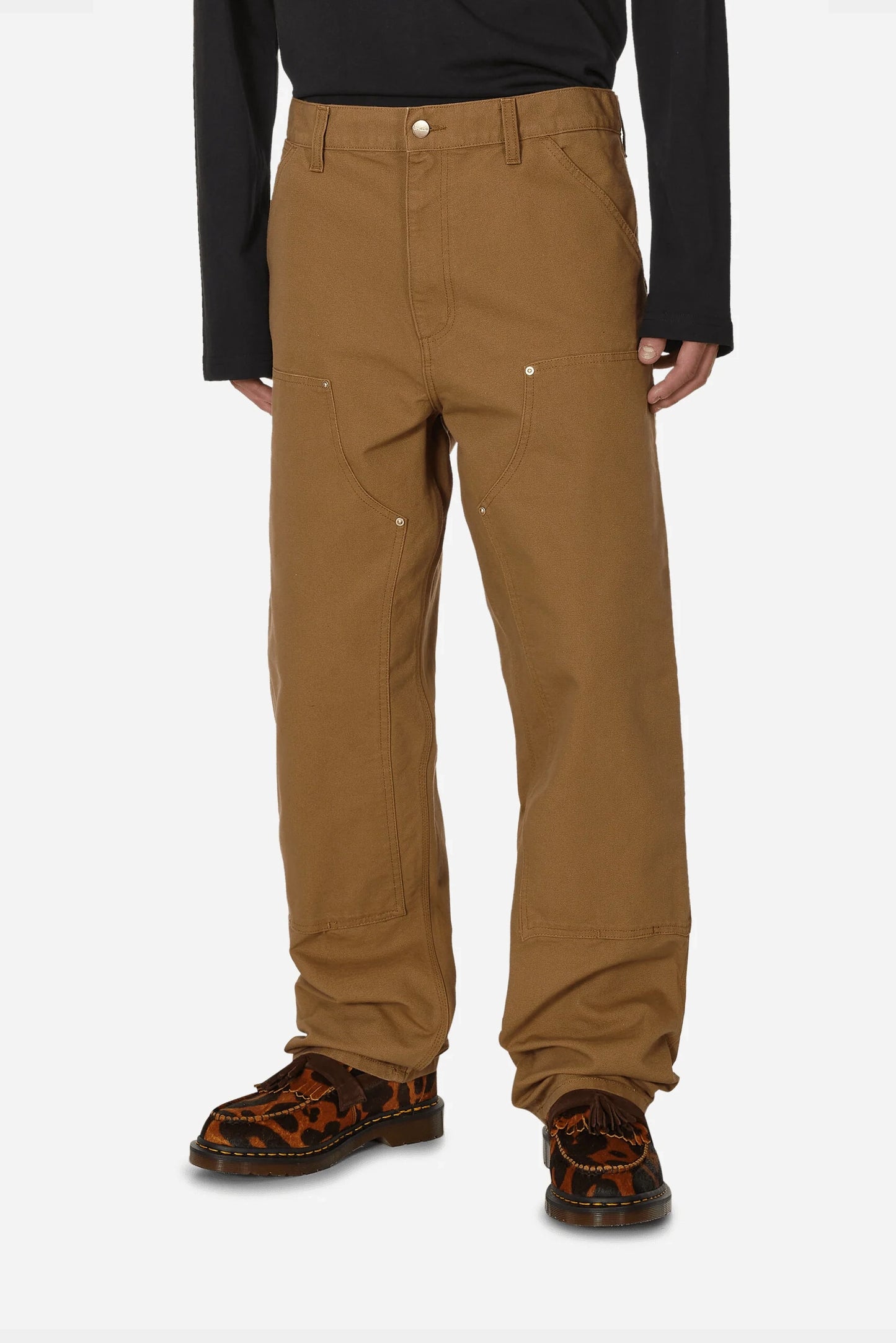 DOUBLE KNEE PANT (Hamilton Brown Rinsed)