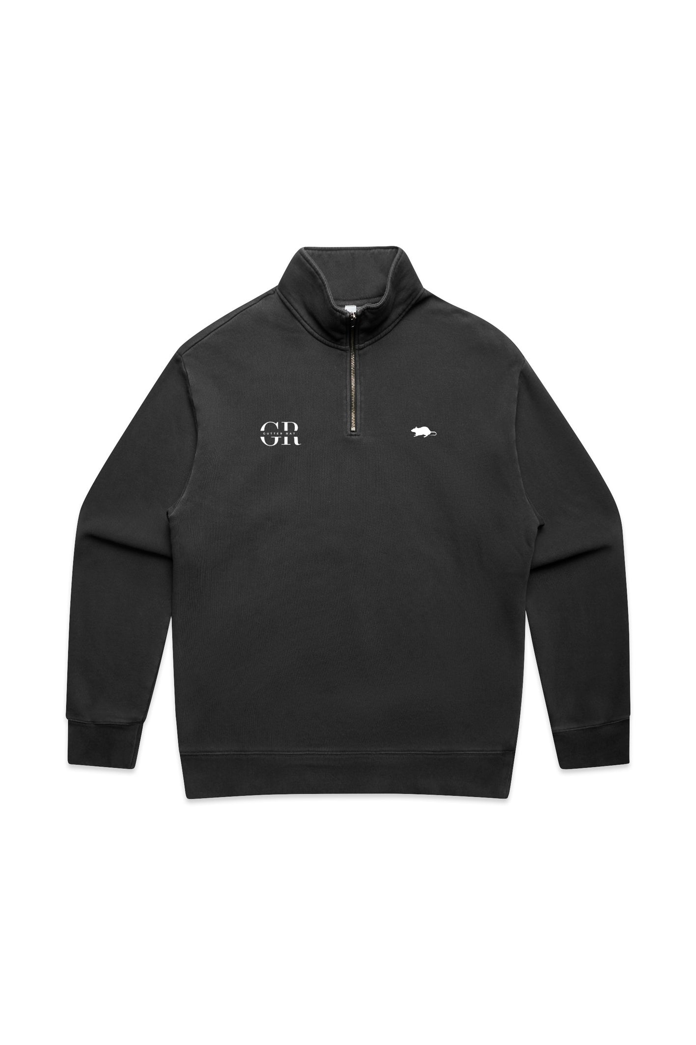 GR QUARTER ZIP (Fade Black)