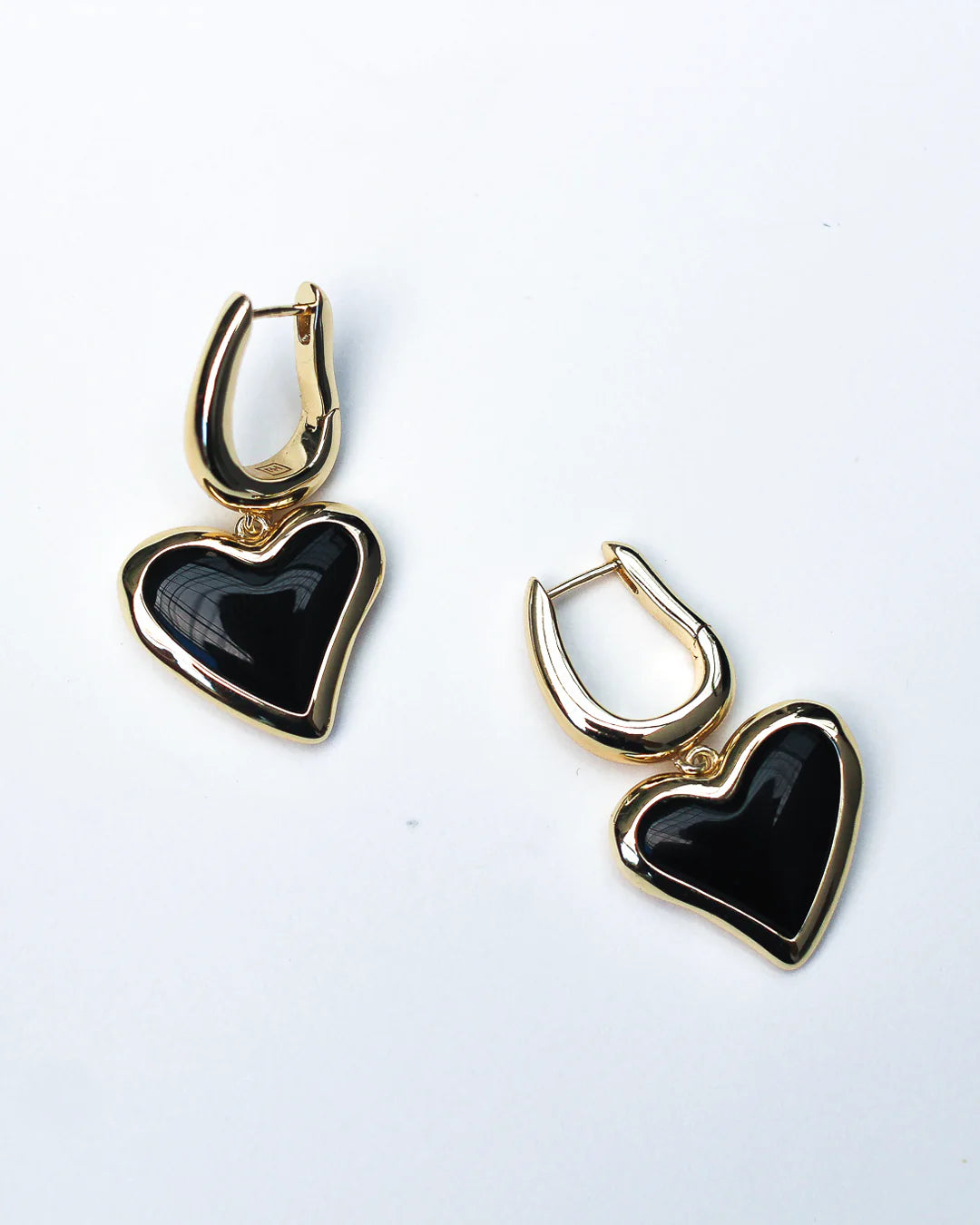 WHITNEY HEART CHARM EARRINGS