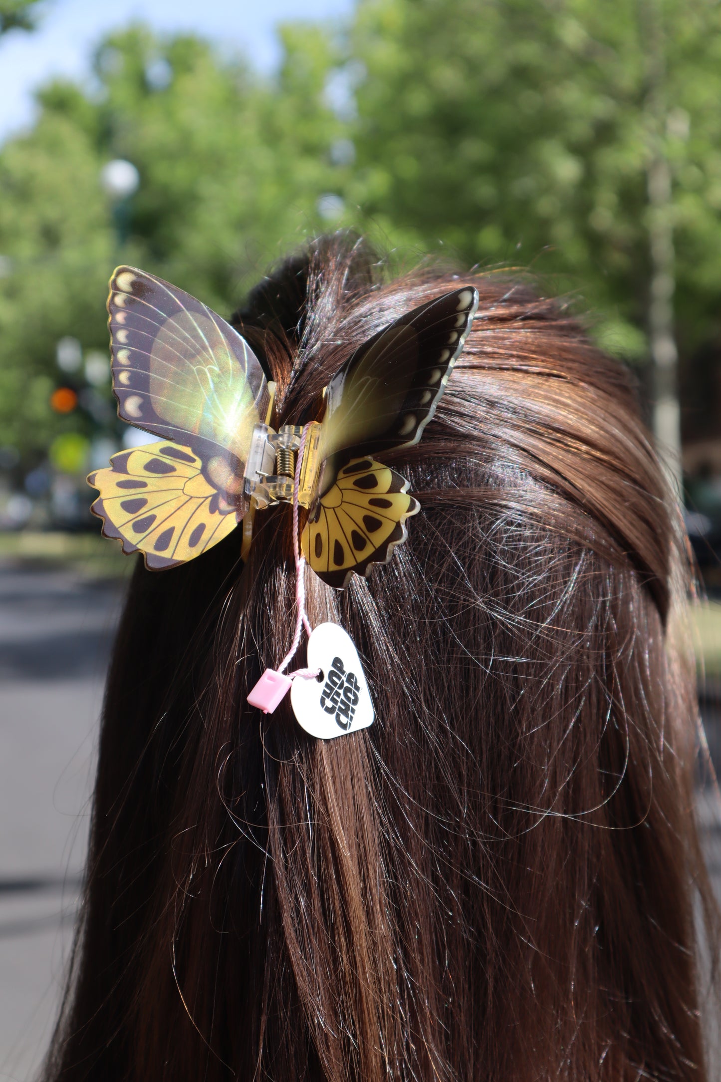 BUTTERFLY HAIR CLAW (Must/Blk)