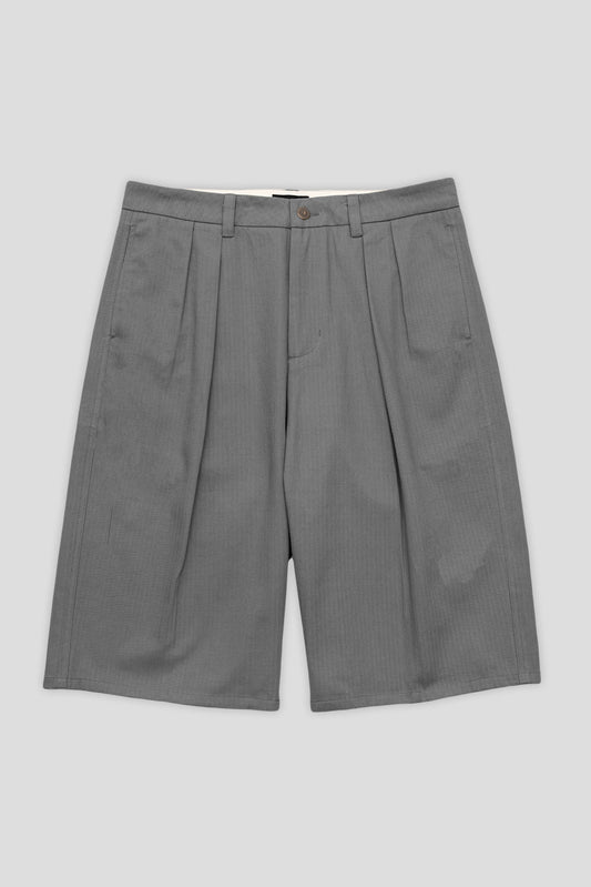 HERRINGBONE LEAGUES CLUB SHORTS (Grey)