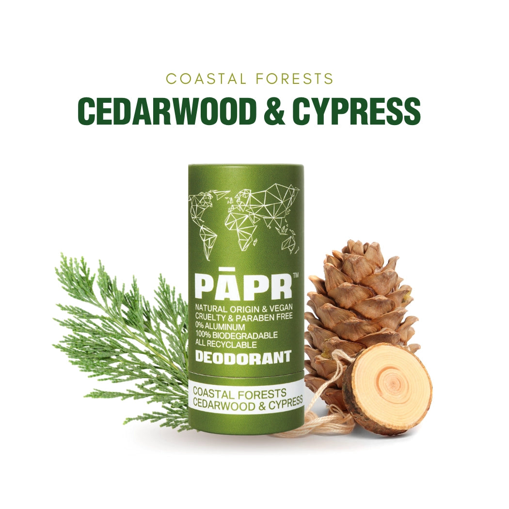 COASTAL FORESTS DEODORANT (Cedarwood & Cypress)