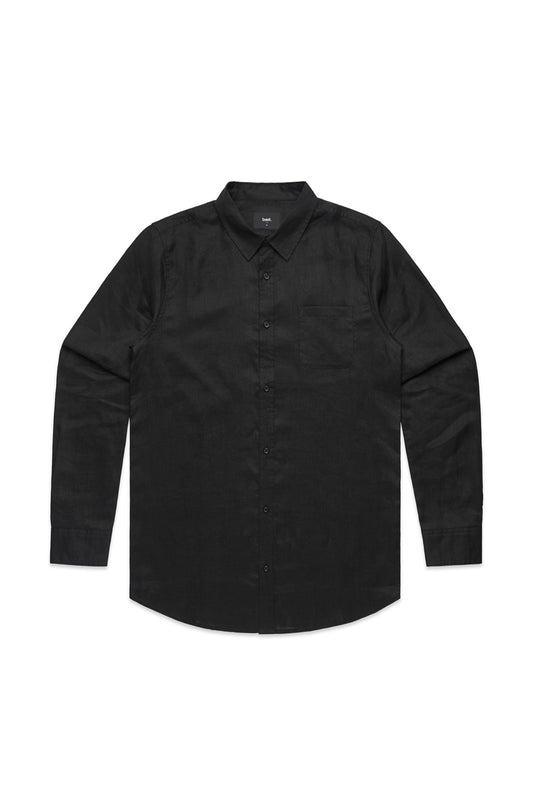 LINEN SHIRT (Black)