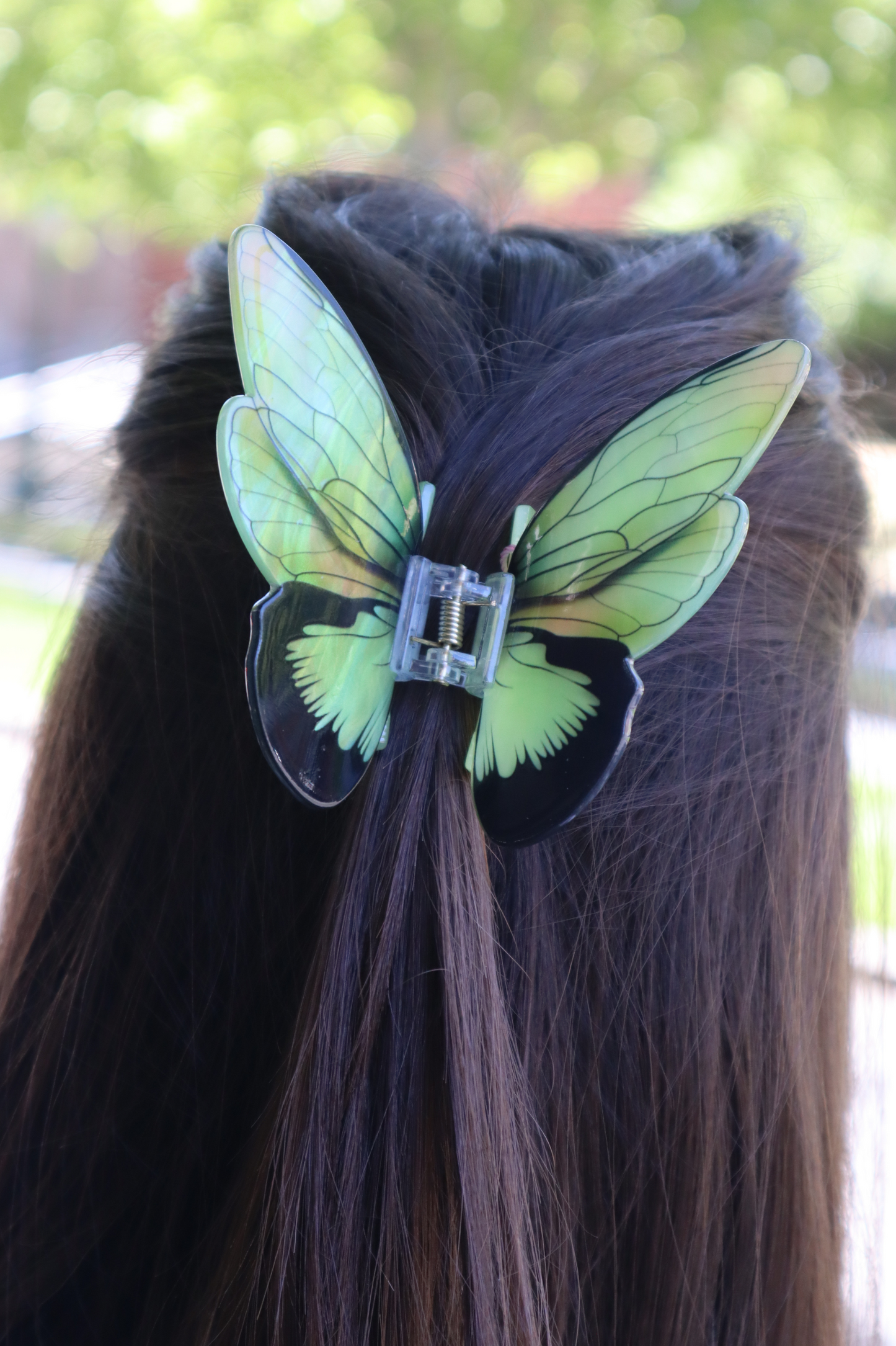 BUTTERFLY HAIR CLAW (Green)