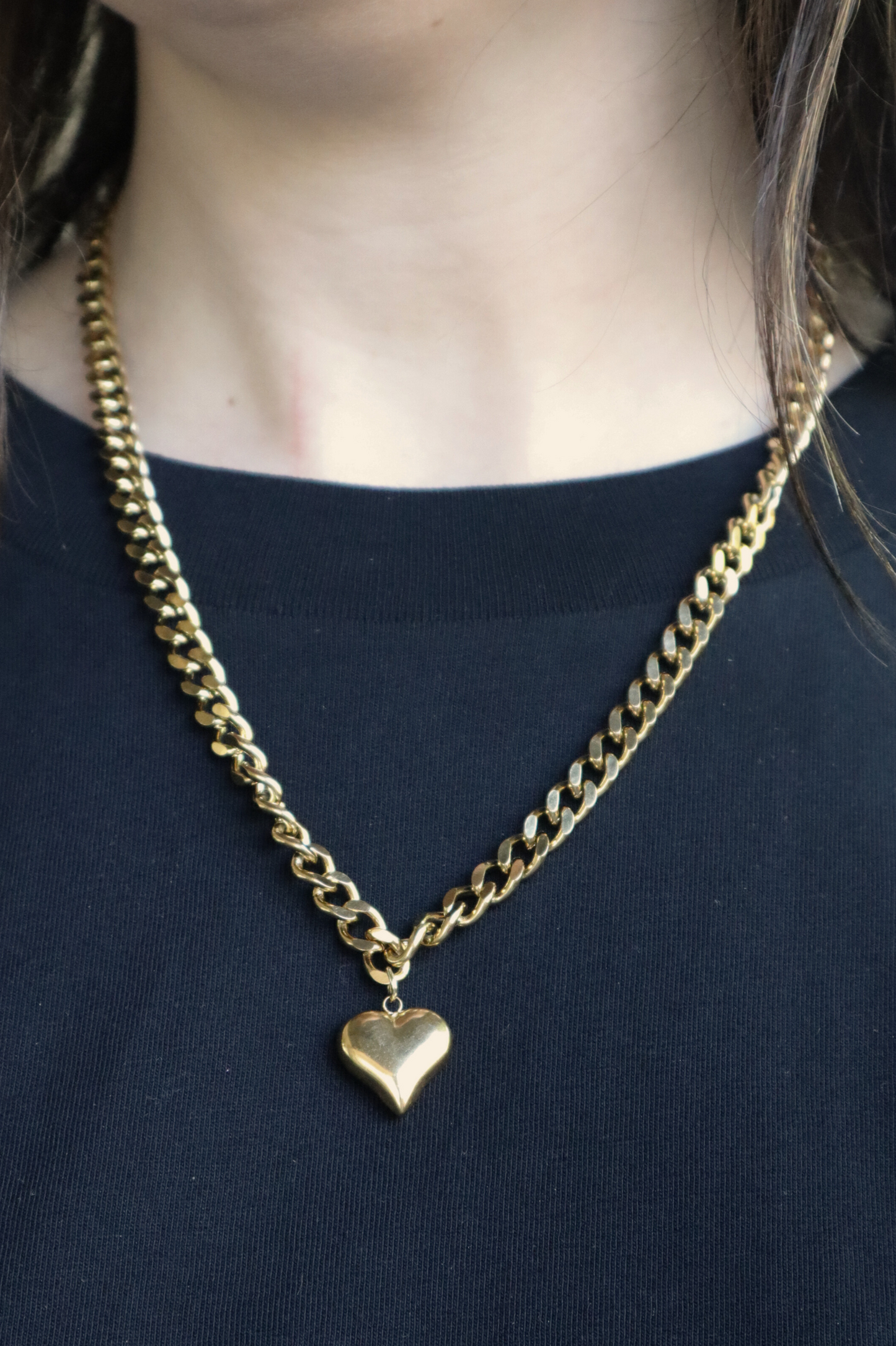 HEART GOLD NECKLACE