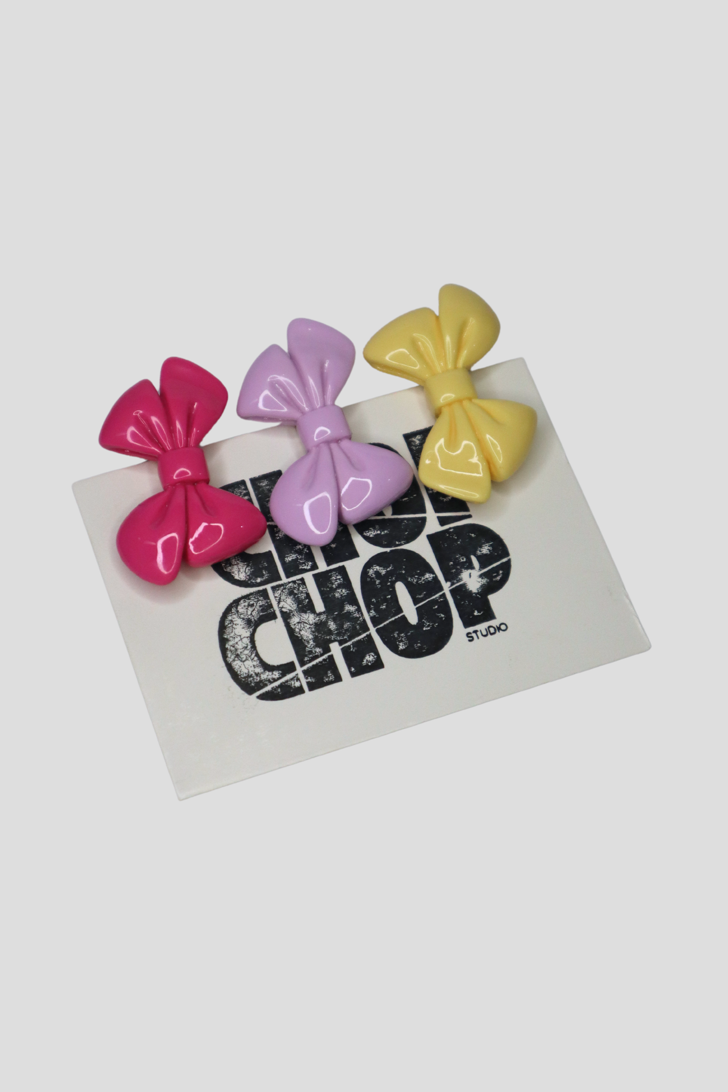 BOWS 3pk CLIPS (Pink/Lil/Sun)