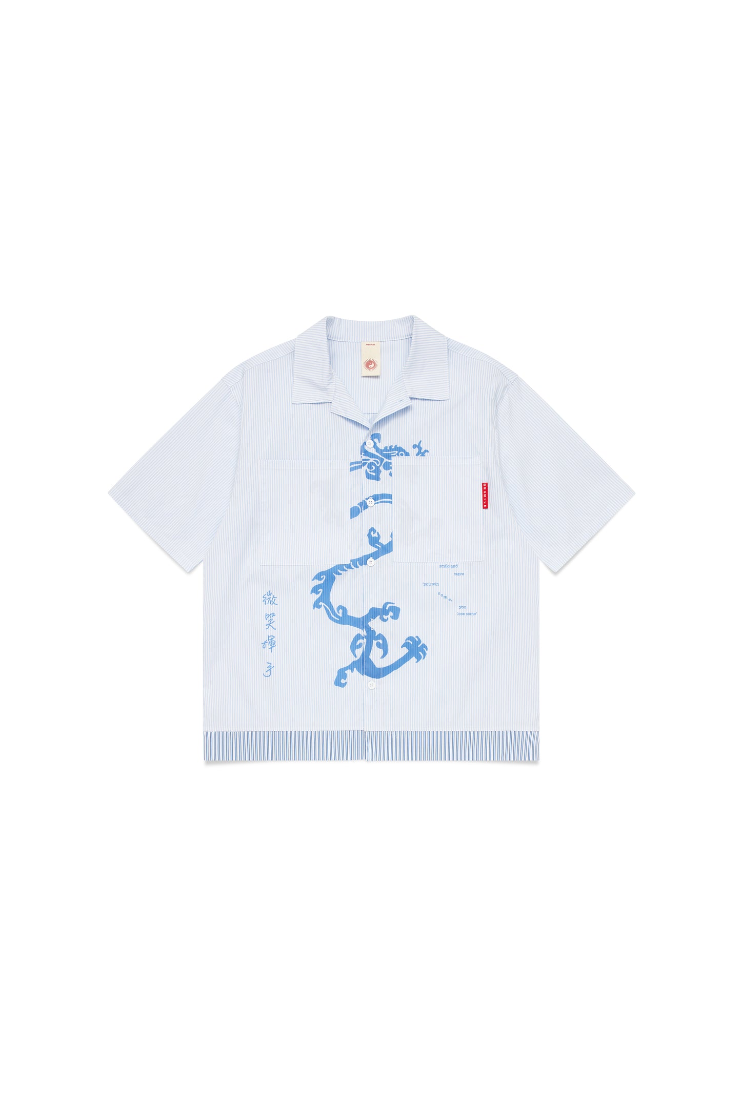 CANTON SS SHIRT (Blu/Whi)