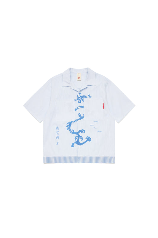 CANTON SS SHIRT (Blu/Whi)