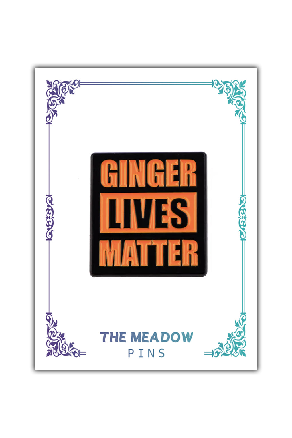 GINGER LIVES MATTER LAPEL PIN