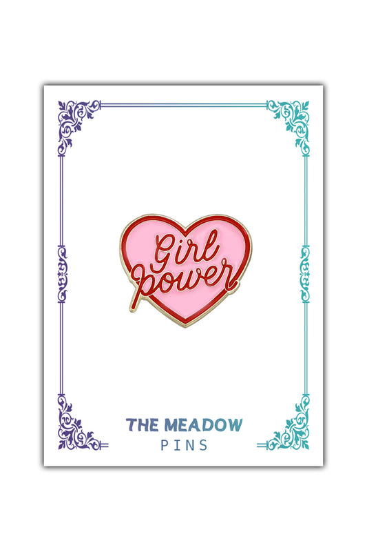 GIRL POWER LAPEL PIN