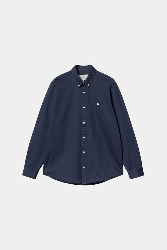 L/S MADISON SHIRT (Air Force Blue/Wax)