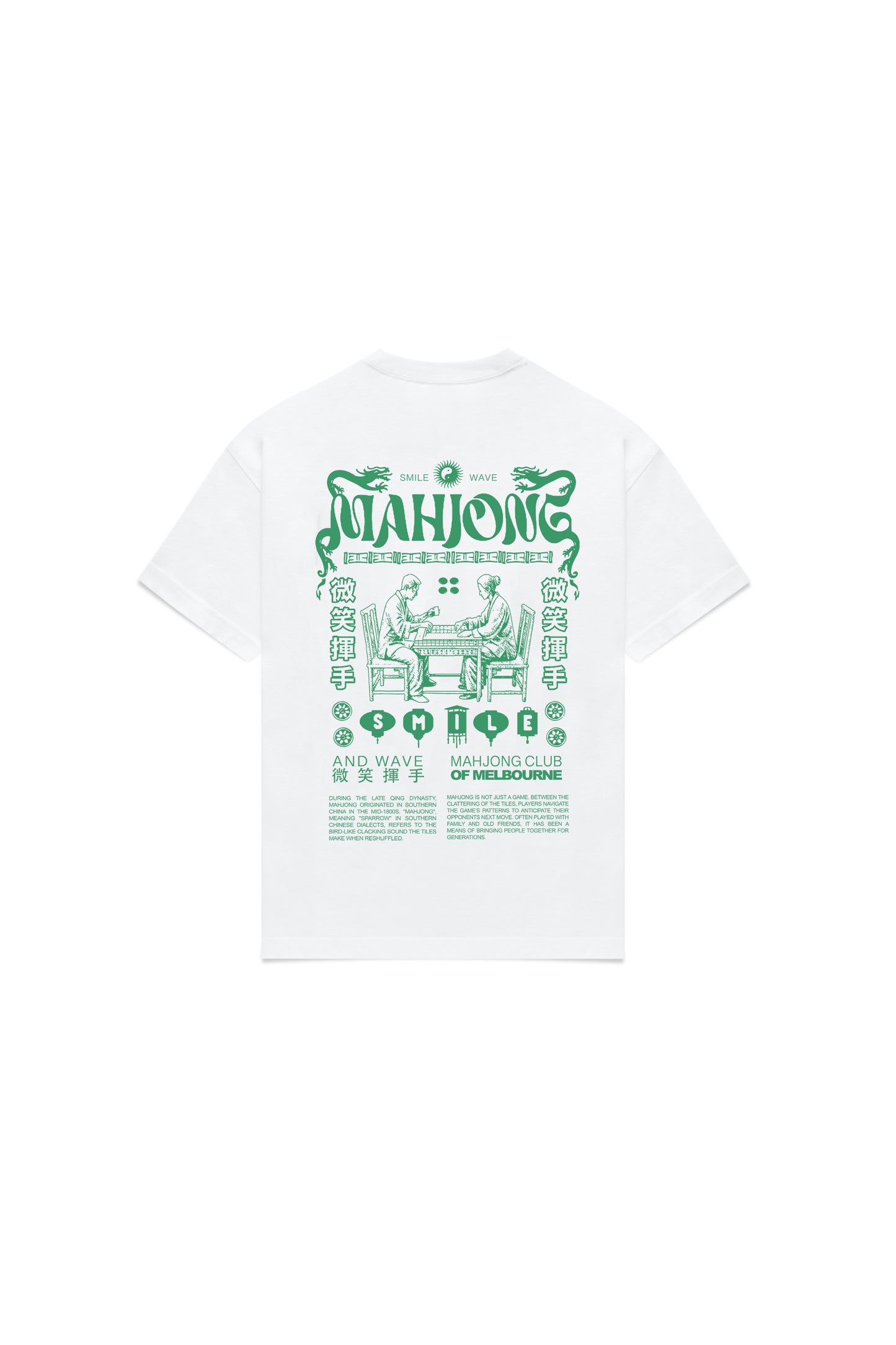 MAHJONG TEE (White)