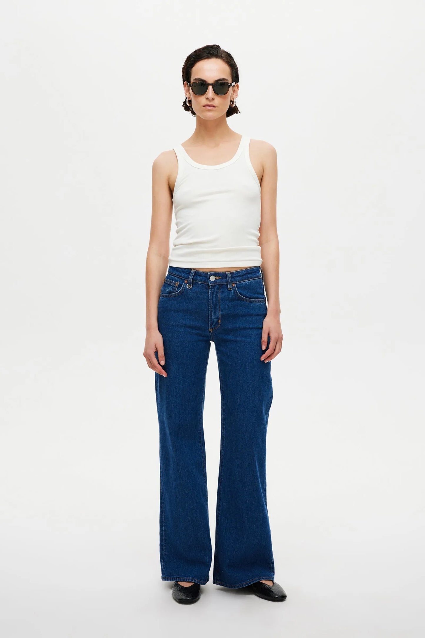 EVA WIDE JEANS (Royal Indigo)