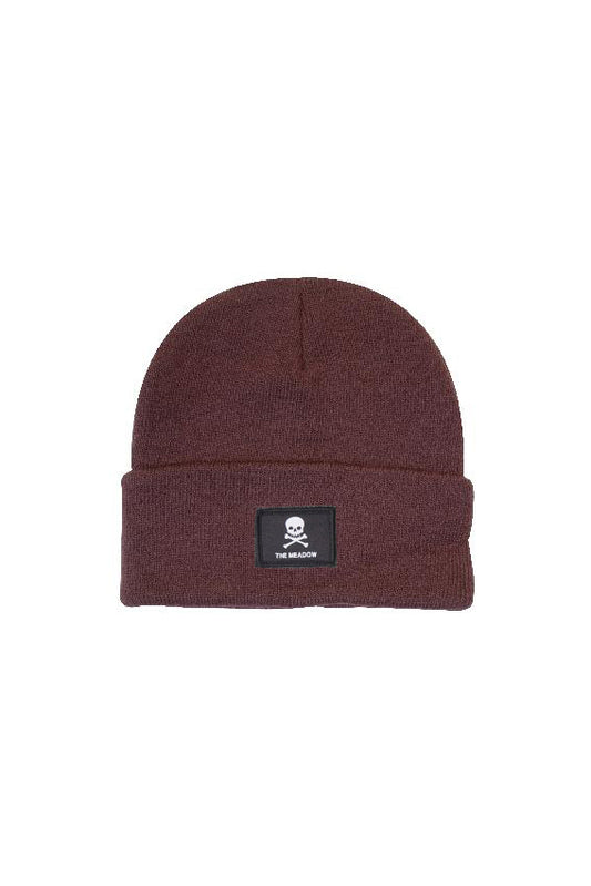 SKULL BEANIE (Maroon)