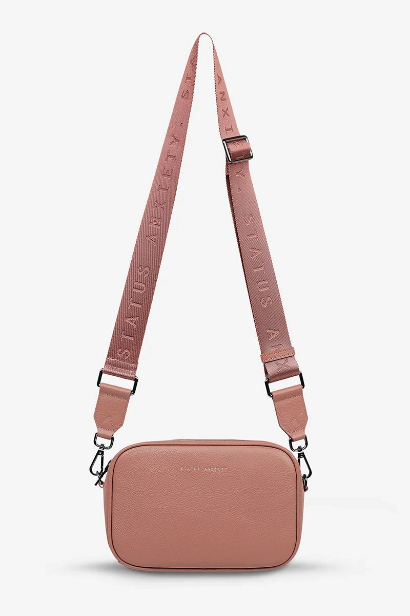 PLUNDER WITH WEB STRAP BAG (Dusty Rose)