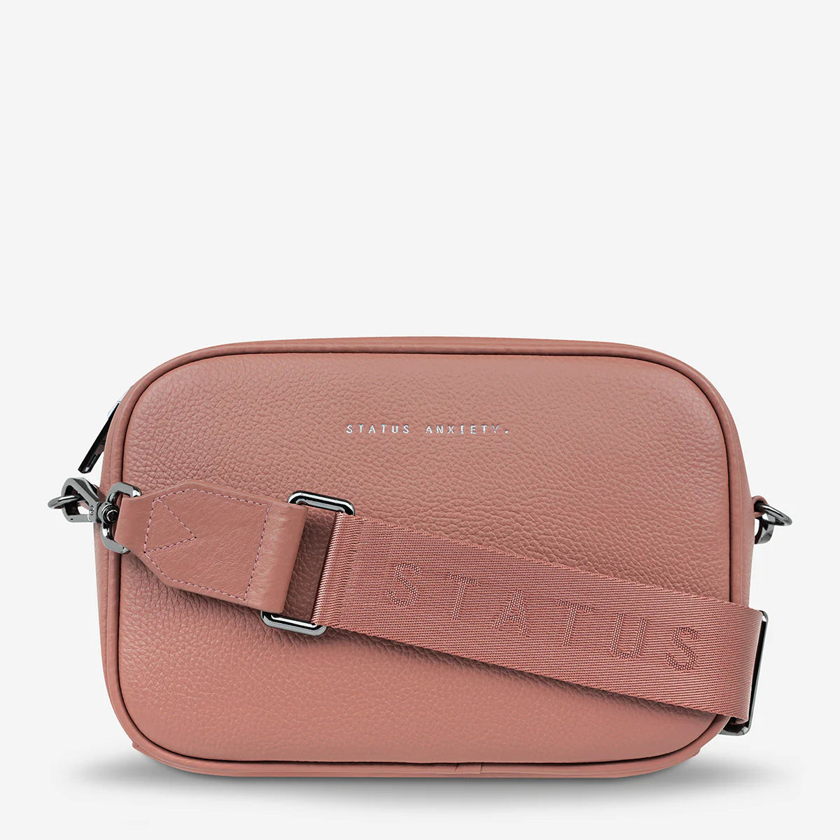 PLUNDER WITH WEB STRAP BAG (Dusty Rose)