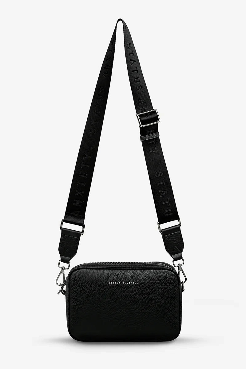 PLUNDER WITH WEB STRAP BAG (Black)