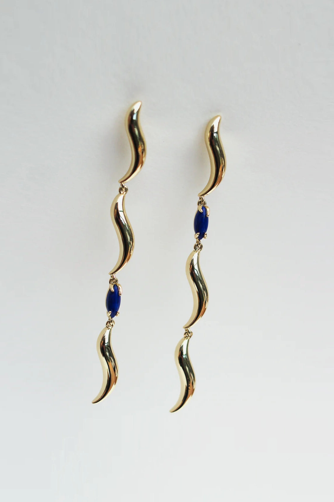 WIPEOUT DROP EARRINGS (Lapris)